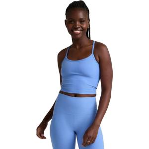 Beyond Yoga Women’s Spacedye Slim Racerback Cropped Tank(Flower Blue Heather)