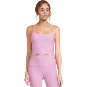 Beyond Yoga Women’s Spacedye Slim Racerback Cropped Tank(Pink Haze Heather)