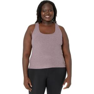 Beyond Yoga Women’s Spacedye Step Up Racerback Tank(Silverberry Heather)