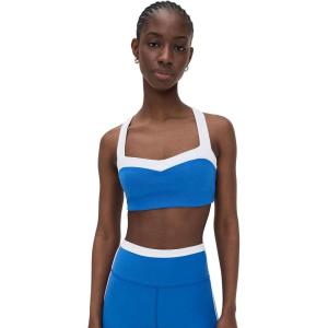 Beyond Yoga Women’s Spacedye Trophy Bra(Court Blue Heather/Cloud)