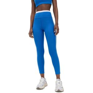 Beyond Yoga Women’s Spacedye Trophy High Waisted Midi Leggings(Court Blue Heather/Cloud)