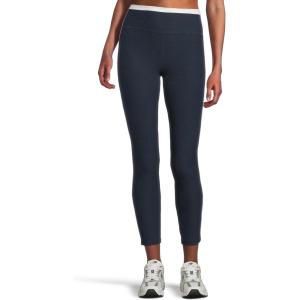 Beyond Yoga Women’s Spacedye Trophy High Waisted Midi Leggings(Nocturnal Navy/Cloud White)