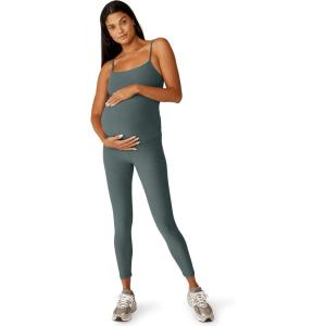 Beyond Yoga Women’s Spacedye Uplevel Maternity Jumpsuit(Storm Heather)