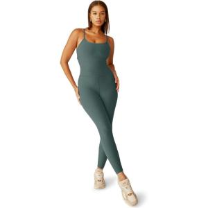 Beyond Yoga Women’s Spacedye Uplevel Midi Jumpsuit(Storm Heather)