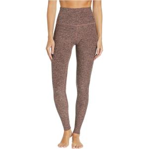 Beyond Yoga Women’s Spacedye Vitalize Full Length Legging(Black-pink Lei)