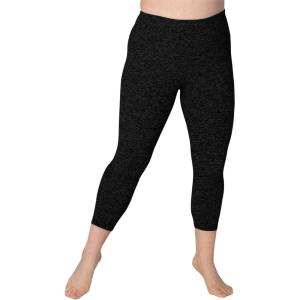 Beyond Yoga Women’s Spacedye Walk and Talk High Waisted Capri Legging(Darkest Night)