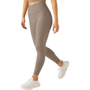 Beyond Yoga Women’s Spacedye at Your Leisure High Waisted Midi Legging(Birch Heather)