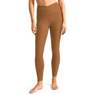 Beyond Yoga Women’s Spacedye at Your Leisure High Waisted Midi Legging(Carmel Toffee Heather)