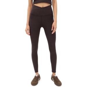Beyond Yoga Women’s Spacedye at Your Leisure High Waisted Midi Legging(Dark Chocolate Heather)