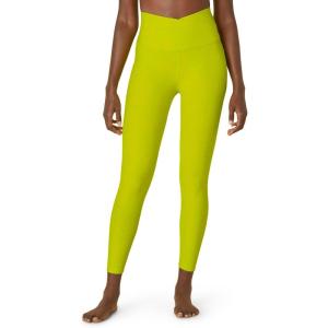 Beyond Yoga Women’s Spacedye at Your Leisure High Waisted Midi Legging(Lime Citron Heather)