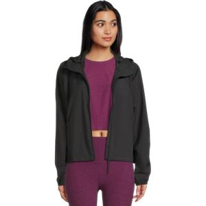 Beyond Yoga womens Cross Country Packable Jacket(Black)