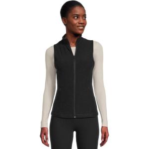 Beyond Yoga womens Venice Zip-front Vest(Darkest Night)